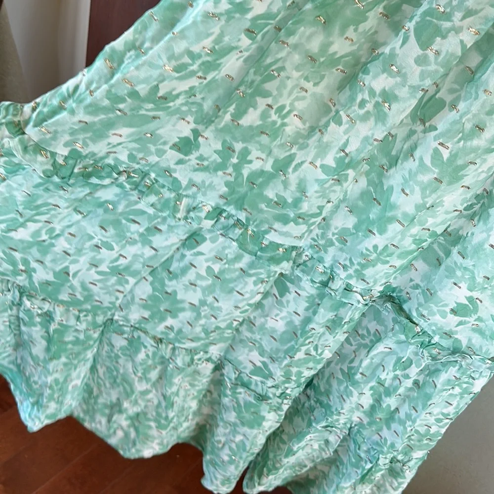 Shoshanna Selene dress in size 6 in a light green and white floral. - Picture 12 of 16